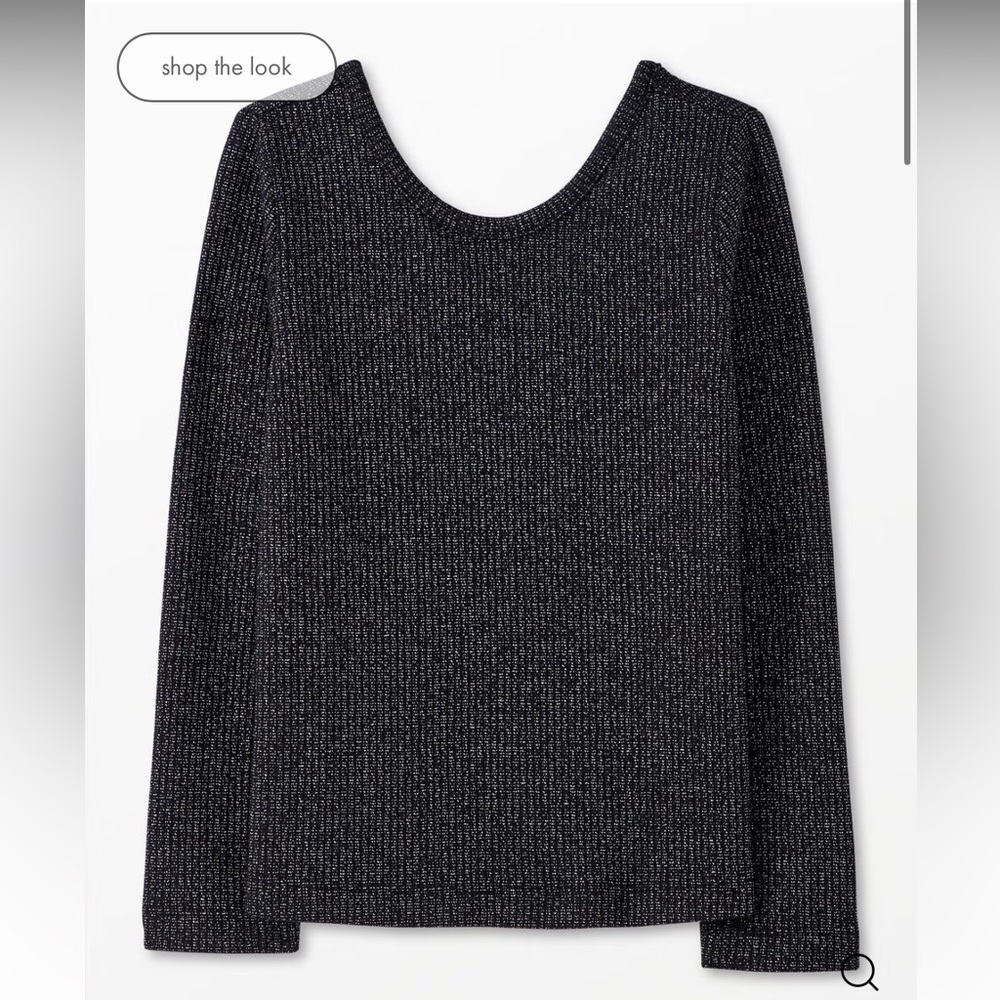 *Skater Tee-Hanna Andersson Charcoal Knit Top